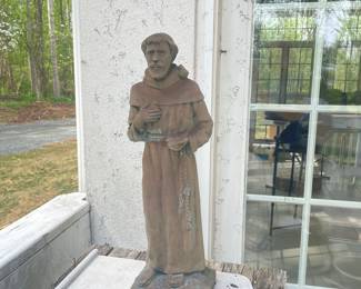 Statue of Saint Francis of Assisi with Birds