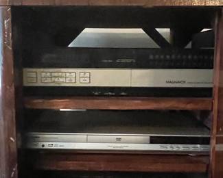 Magnavox VCR and Toshiba DVD Video Player 