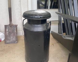 Vintage Metal Milk Can