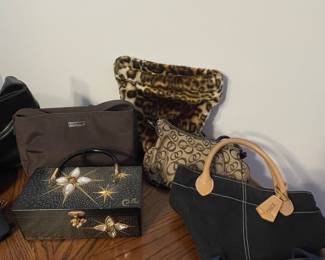 Assorted Designer and Decorative Handbags