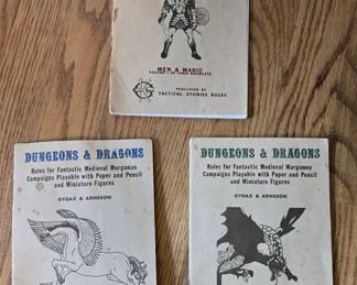 Dungeons & Dragons Original Rulebooks (1974 "White Box" First Edition)