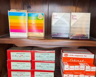 Polaroid Film and Slide Projector Accessories