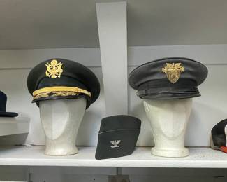 US Army Officer's Visor Hats and Garrison Cap