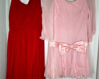Vintage Chiffon Party Dresses 
