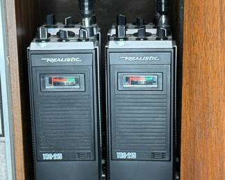 Realistic Six Channel Citizens Band Transceiver Walkie Talkies