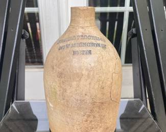Cushing Process Co. Stoneware Jug