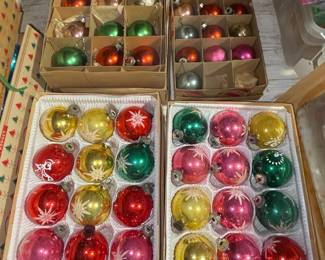 Vintage West Germany Christmas Ornaments