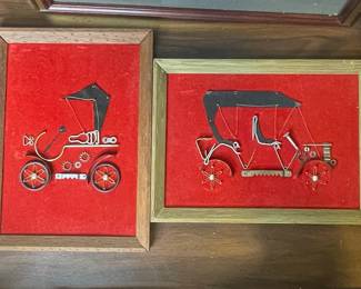 Assemblage Art Pieces with Found Objects