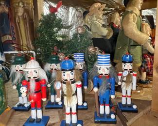 Vintage Wooden Nutcrackers