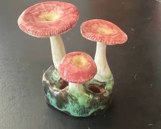 Lorenzen Ceramic Mushroom Holder Vtg