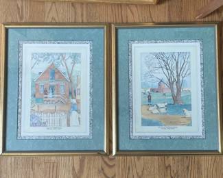 Claude Schneider Lithographs