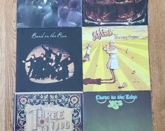 Vintage Vinyl Records: Genesis, Three Dog Night, Rod Stewart, Yes