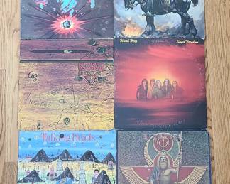 Vinyl Records: Jimmy Hendrix, The Doors, Eric Clapton, Talking Heads, Molly Hatchett & more