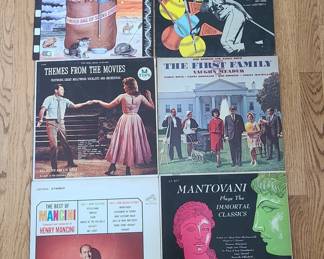 Assorted Vintage Vinyl Records