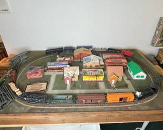 Lionel Electric Train Set with Village