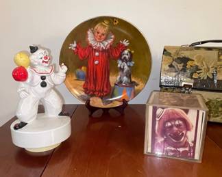 Clown Figurines, Photos & Decorative Plate