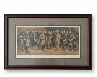 Lee and His Generals Print