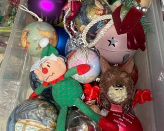 Vtg Christmas Ornaments