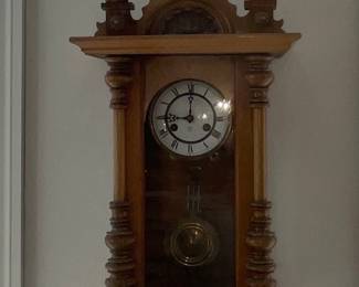 German Black Forest Cuckoo Clock with Eagle Finial