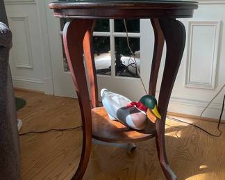 Vintage Mahogany Parlor Table 