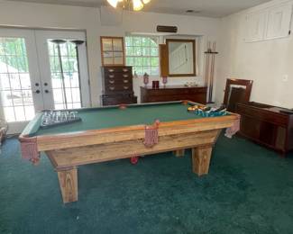 Vintage Pool Table