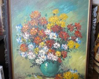 Floral Still Life Oil Painting