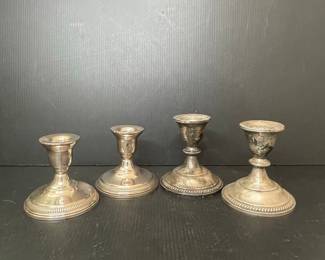Fisher Sterling Weighted Candlesticks
