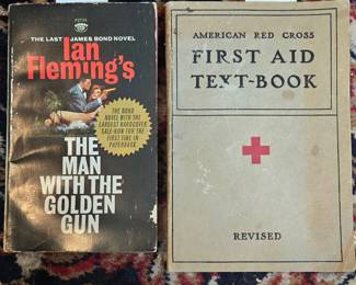 Ian Fleming's The Man with the Golden Gun and American Red Cross First Aid Text-Book