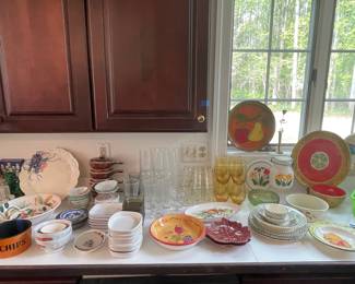 Assorted Decorative and Functional Kitchenware and Tableware