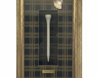 Framed Golf Tee Display "For the Big Shot Golfer"