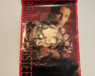 Bruce Springsteen "The River Tour" Poster Vtg