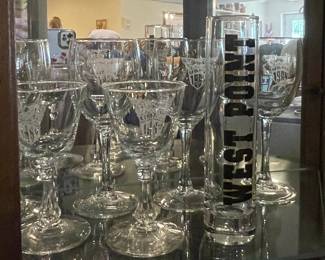 West Point Crystal Wine Glasses and Tumblers