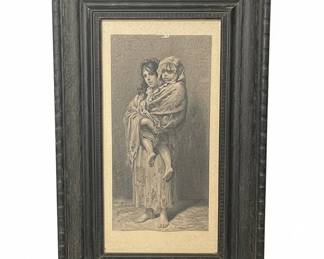 The Little Sisters Print after Jozef Van Lerius