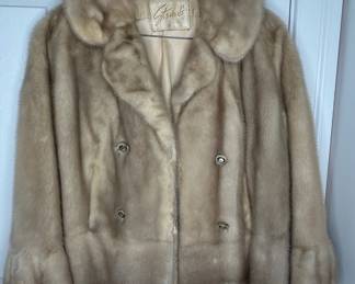 Stewart's Genuine Mink Fur Coat