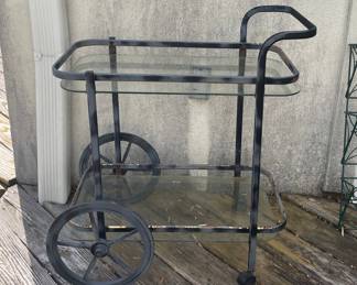 Vintage Mid-Century Modern Bar Cart