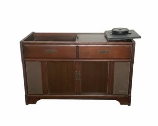 Vintage Magnavox Console Record Player and Radio