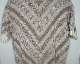 Vintage Chevron Knit Turtleneck Sweater