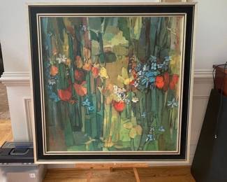 David Porinchak Floral Oil Painting