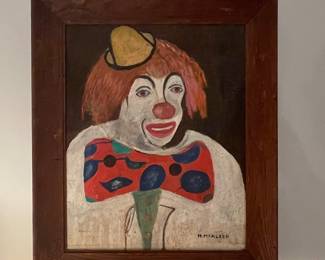 Portrait of a Clown by M. McAleer