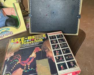 Vintage Lite-Brite with Assortment 1 Refill and Original Box