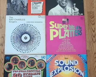 Vinyl Records: Chubby Checker, Louis Armstrong, Ray Charles, O’Jays & more