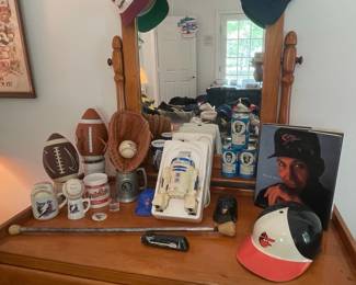 Baltimore Orioles Memorabilia Collection featuring Cal Ripken Jr.