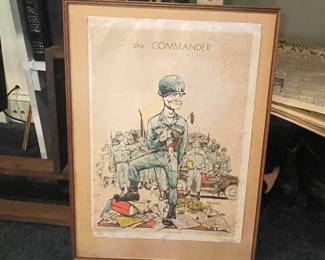 The Commander, Print by George Finley