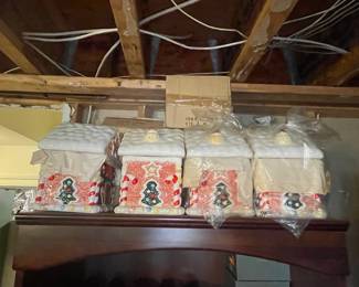 Ceramic Gingerbread House Cookie Jars