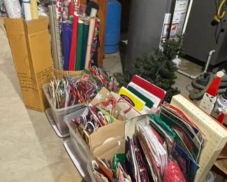 Large assortment Gift Bags, Wrapping & Ribbons 