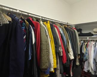 Men's Assorted Casual and Dress Shirts and Jackets