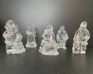 Waterford Crystal Santa Claus Figurines