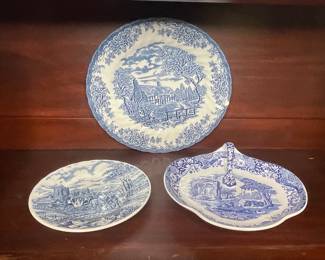 Spode 'Italian Design' Dish Churchill 'Fine English Tableware' Plate, and Royal Wessex Dish