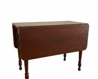 Mahogany Drop Leaf Dining Table