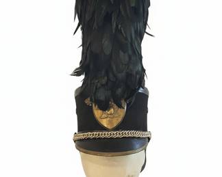 West Point Cadet Shako Hat with Plume